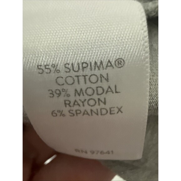 J. Jill Luxe Supima Tunic Gray Women’s Size Large - Picture 10 of 12